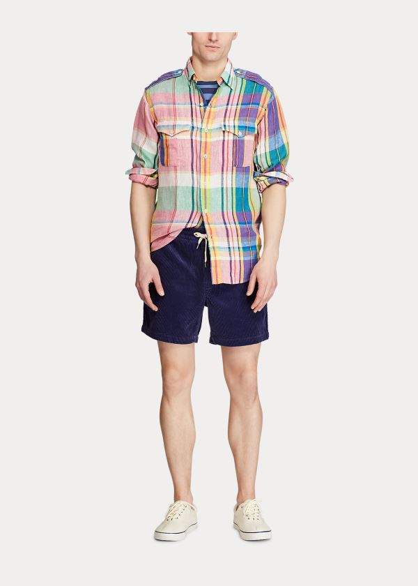 Ralph Lauren Classic Corduroy Polo Prepster Tmavě Blankyt | IGmtDf3l