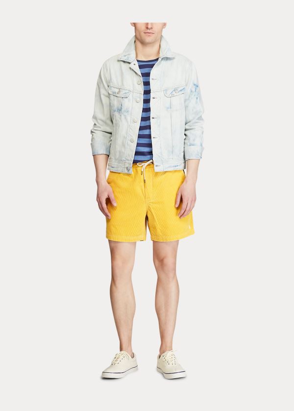 Ralph Lauren Classic Corduroy Polo Prepster Žluté | q4PBVkS1