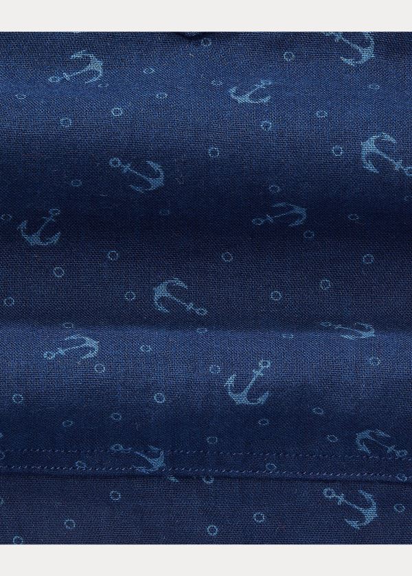 Ralph Lauren Classic Fit Anchor Workshirt Indigo | SIeSzdlK