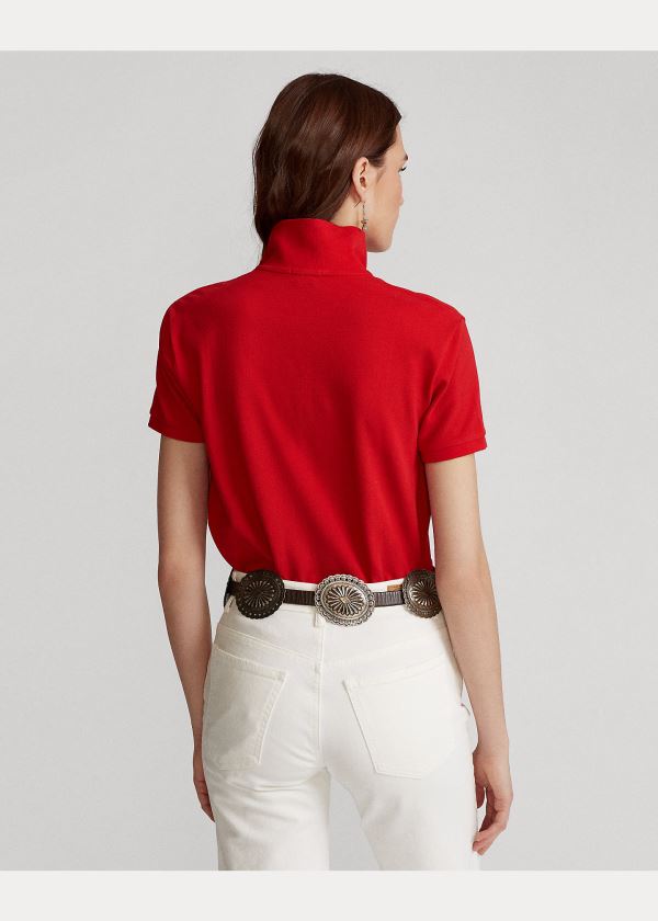 Ralph Lauren Classic Fit Bear Polo Shirt Červené | MiVLDmft