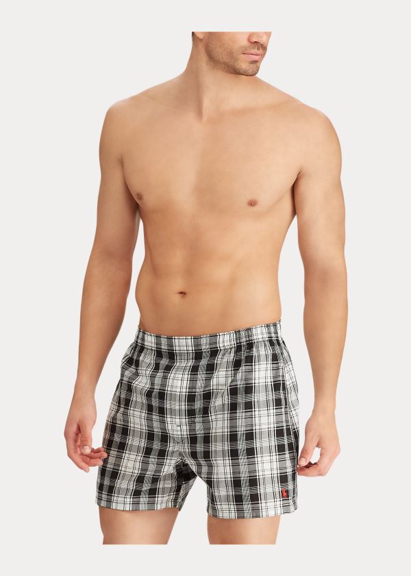 Ralph Lauren Classic Fit Boxerské 3-Pack Černé Viacfarebný | qs6lFMEG