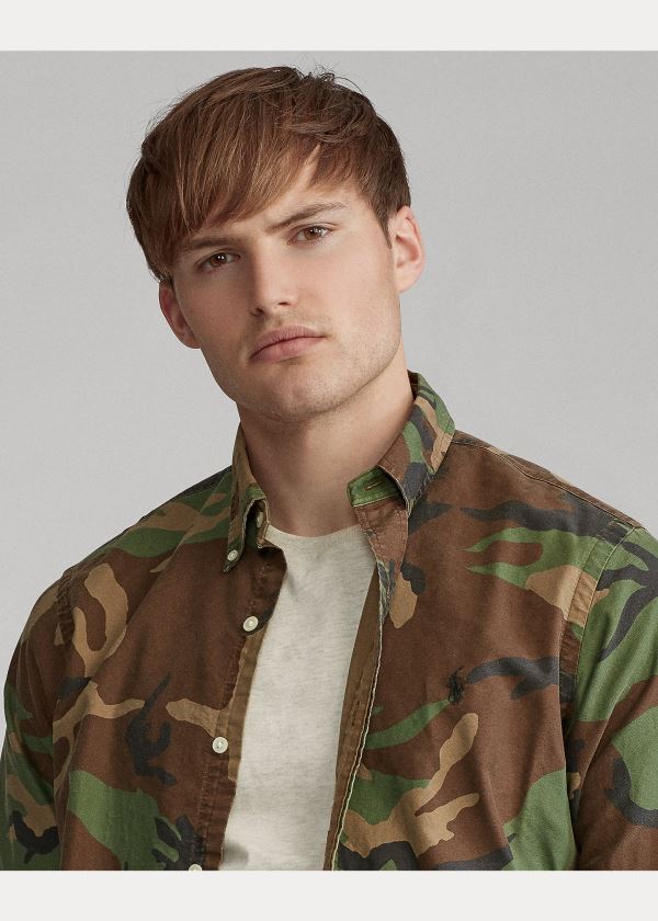 Ralph Lauren Classic Fit Camo Oxford Shirt Viacfarebný | fkwkYGWl