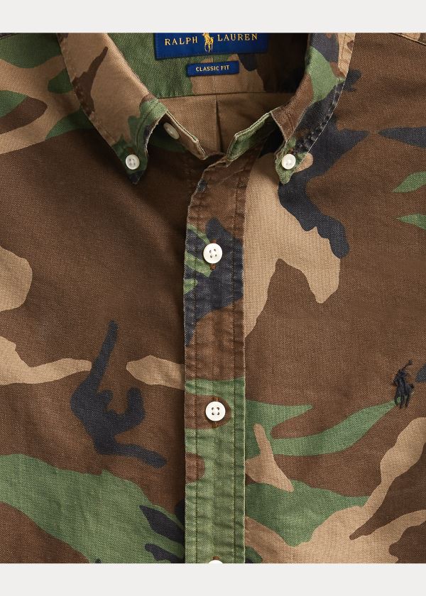 Ralph Lauren Classic Fit Camo Oxford Shirt Viacfarebný | fkwkYGWl