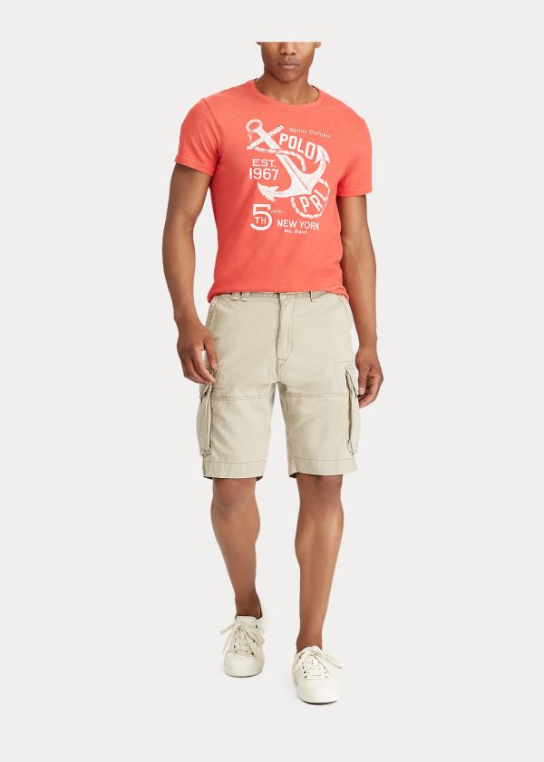 Ralph Lauren Classic Fit Cargo Krátké Hnědé | YiN6Lk3P