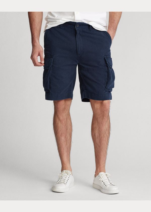 Ralph Lauren Classic Fit Cargo Krátké Tmavě Blankyt | MS372jXS
