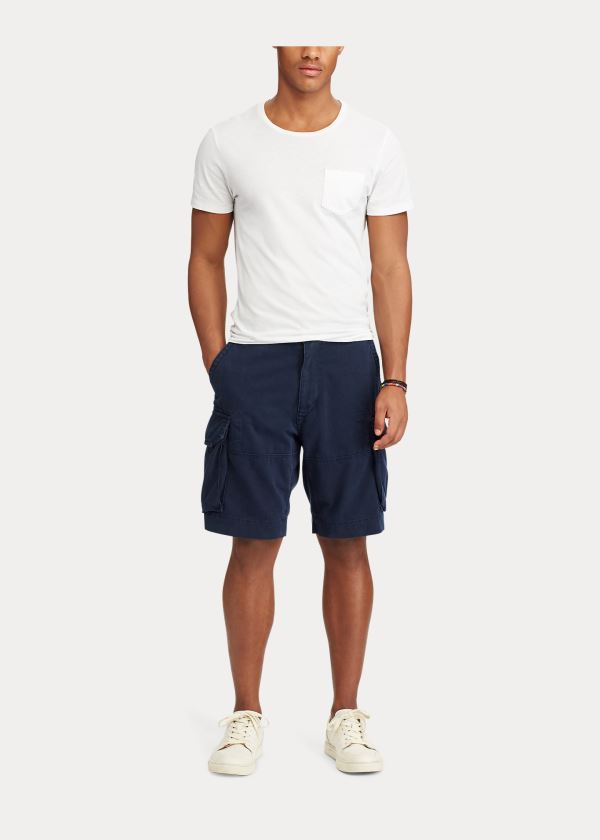 Ralph Lauren Classic Fit Cargo Krátké Tmavě Blankyt | asspcmrZ