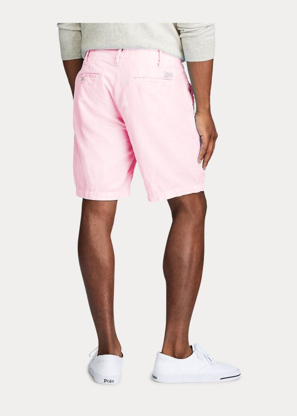 Ralph Lauren Classic Fit Chino Krátké Růžové | b9N2iImF