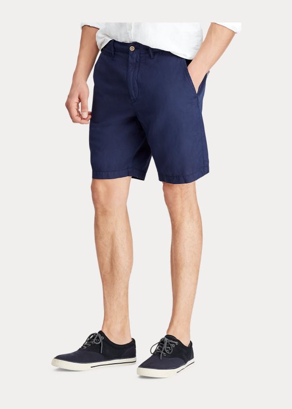 Ralph Lauren Classic Fit Chino Krátké Tmavě Blankyt | FRk3VUuH