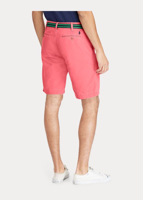 Ralph Lauren Classic Fit Chino Krátké Červené | BxG9OzW2