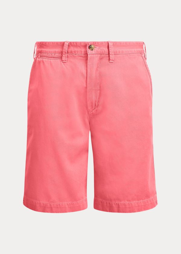 Ralph Lauren Classic Fit Chino Krátké Červené | BxG9OzW2