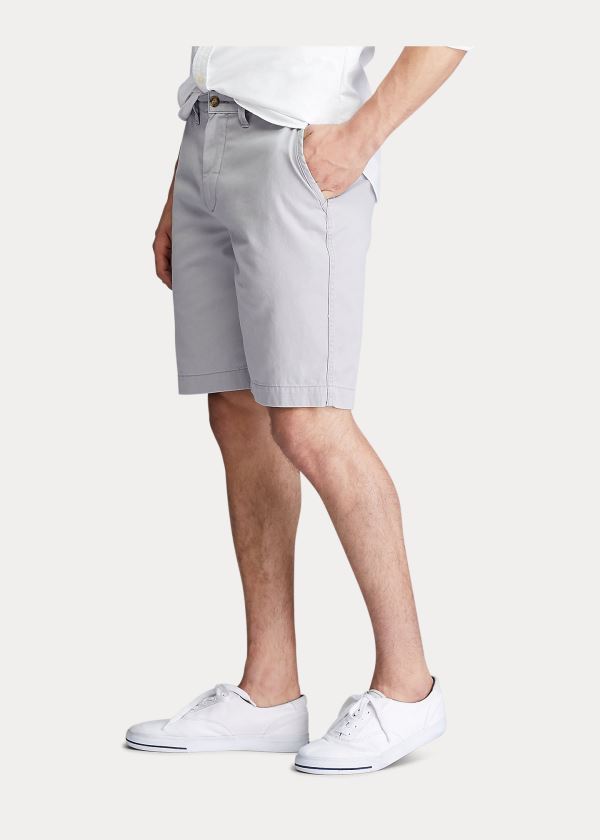 Ralph Lauren Classic Fit Chino Krátké Šedé | 7iwZYOBA