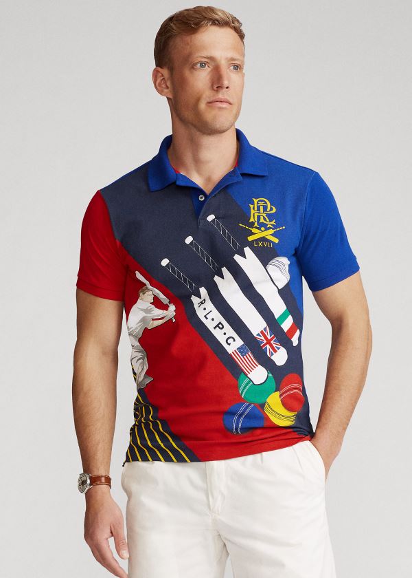 Ralph Lauren Classic Fit Cricket Mesh Polo Viacfarebný | 2HfiD3vp