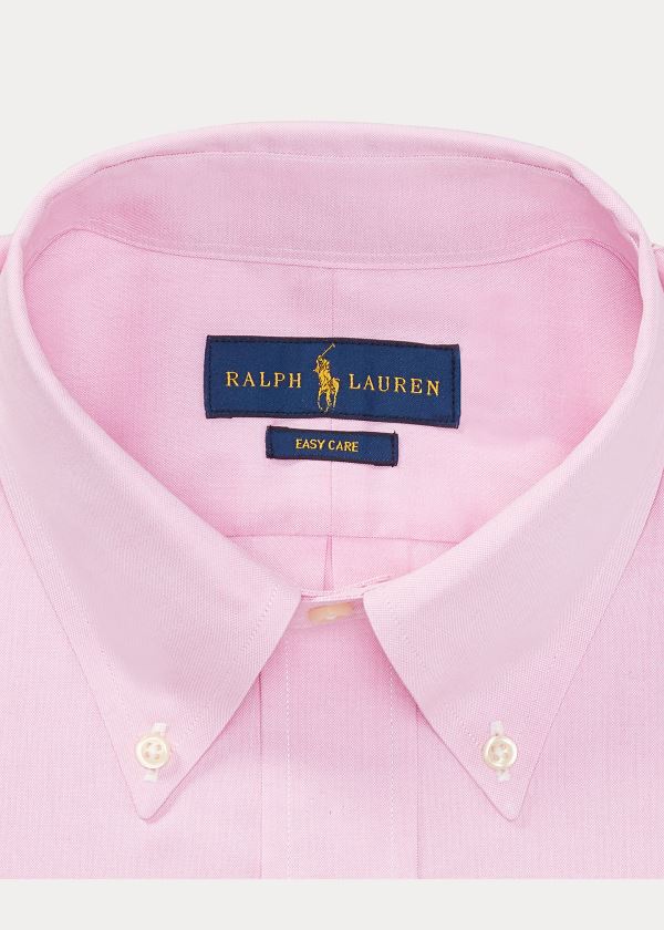 Ralph Lauren Classic Fit Easy-Care Shirt Růžové Bílé | ATh21O4x