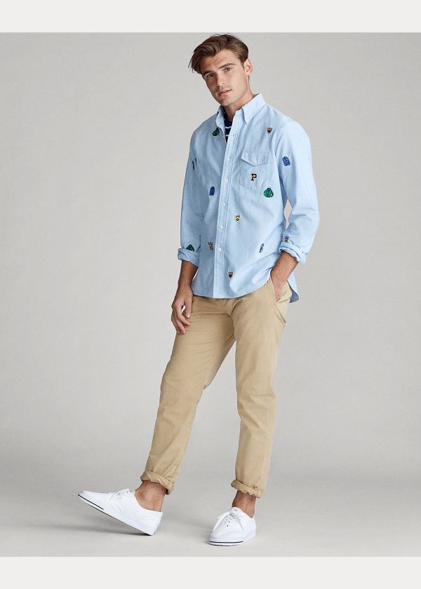 Ralph Lauren Classic Fit Embroidered Shirt Blankyt | nCWvjziG