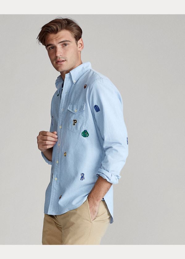 Ralph Lauren Classic Fit Embroidered Shirt Blankyt | nCWvjziG