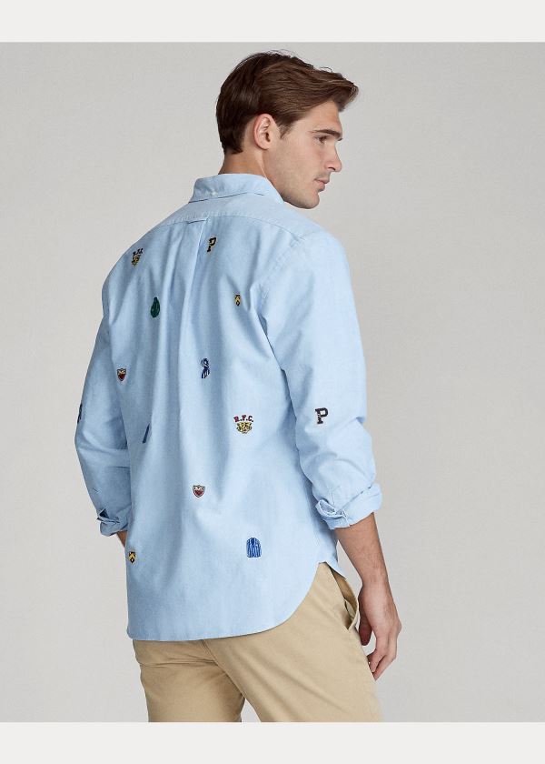 Ralph Lauren Classic Fit Embroidered Shirt Blankyt | nCWvjziG