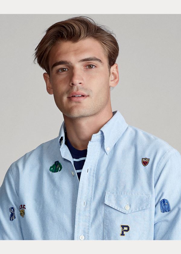 Ralph Lauren Classic Fit Embroidered Shirt Blankyt | nCWvjziG