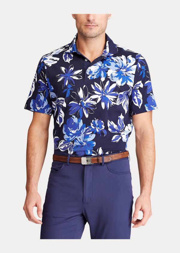 Ralph Lauren Classic Fit Floral Jersey Polo Tmavě Blankyt Viacfarebný | 1qqEPyAM