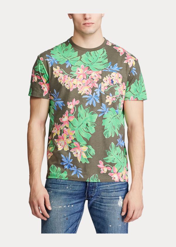 Ralph Lauren Classic Fit Floral T-Shirt Viacfarebný | zsGrMbJM