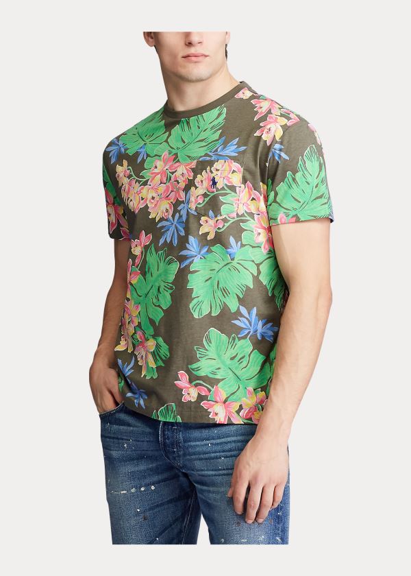 Ralph Lauren Classic Fit Floral T-Shirt Viacfarebný | zsGrMbJM
