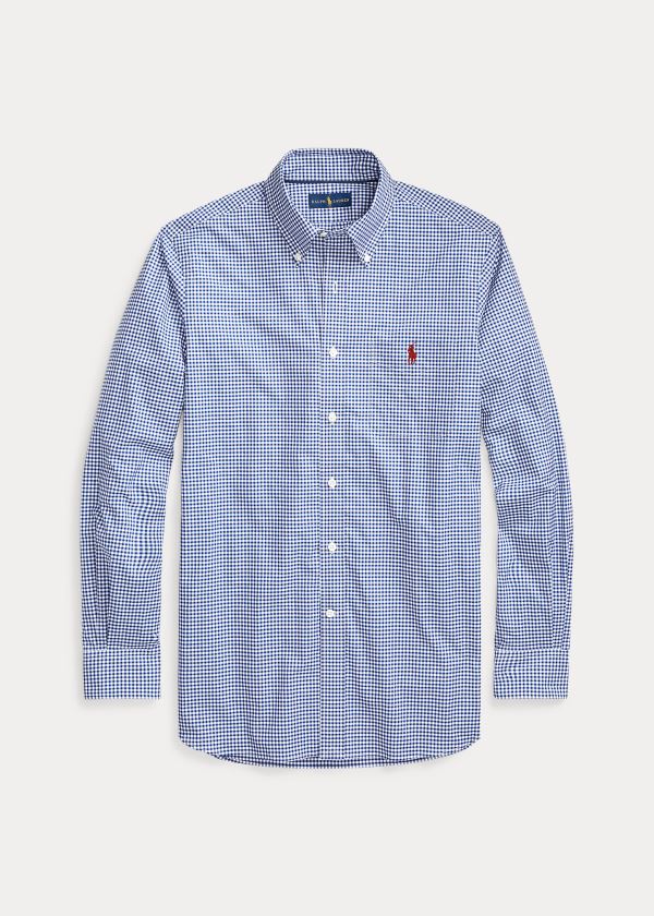 Ralph Lauren Classic Fit Gingham Shirt Královská Modrá Blankyt Bílé | 4ihRxVxp