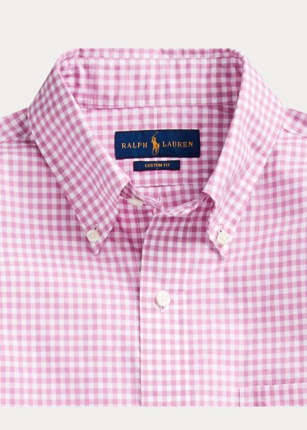 Ralph Lauren Classic Fit Gingham Shirt Růžové Bílé | iEbFLNOF
