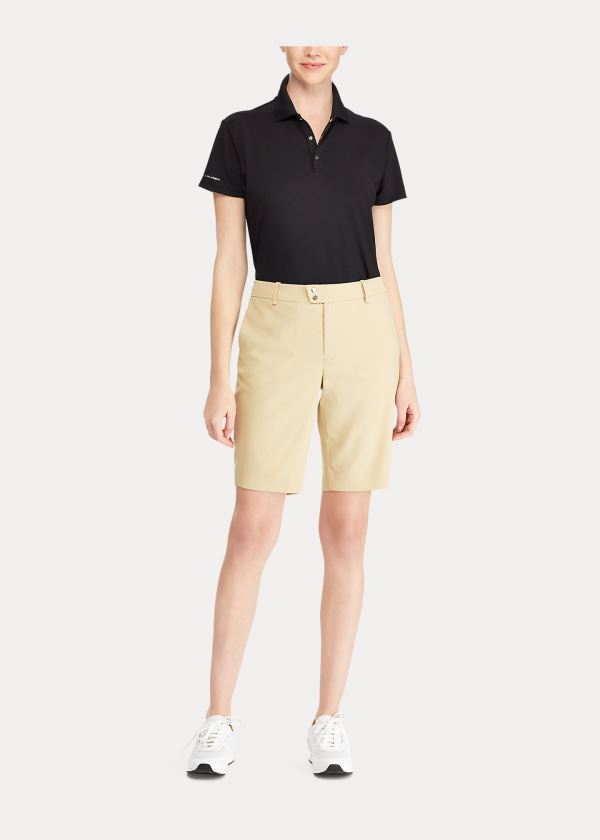 Ralph Lauren Classic Fit Golfové Tour Polo Černé | jcWclck4
