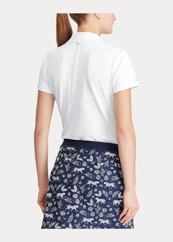 Ralph Lauren Classic Fit Golfové Tour Polo Bílé | rH90fHGE