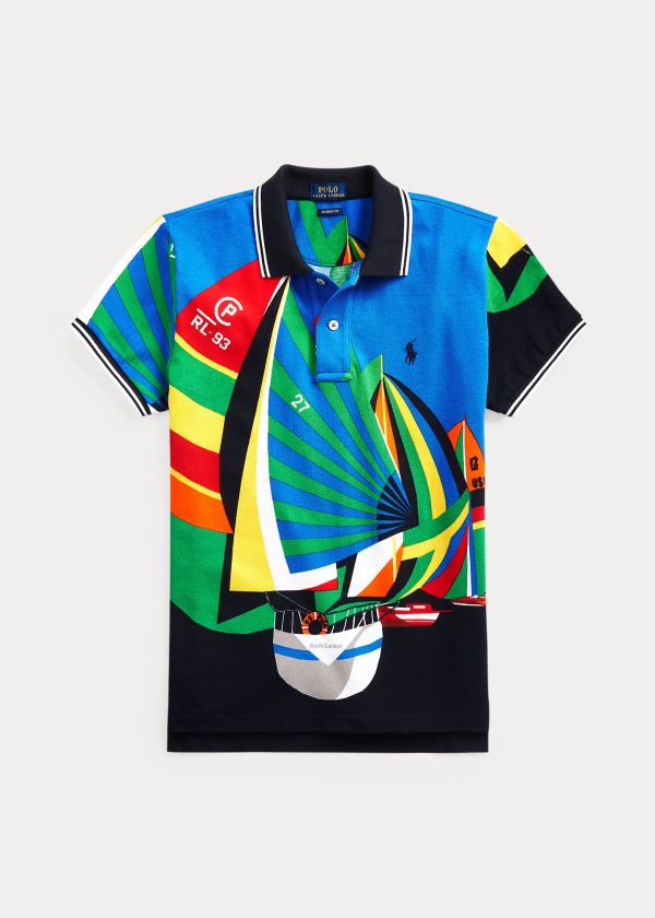 Ralph Lauren Classic Fit Graphic Polo Shirt Blankyt Viacfarebný | pKNMjLpJ
