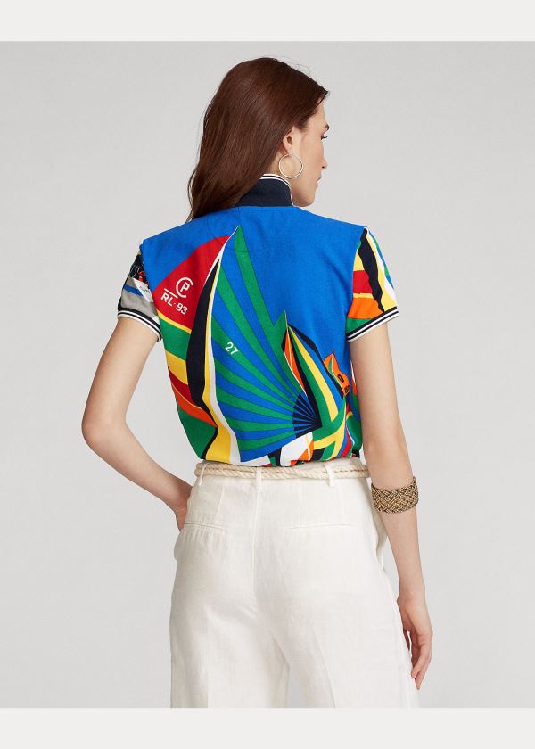 Ralph Lauren Classic Fit Graphic Polo Shirt Blankyt Viacfarebný | pKNMjLpJ