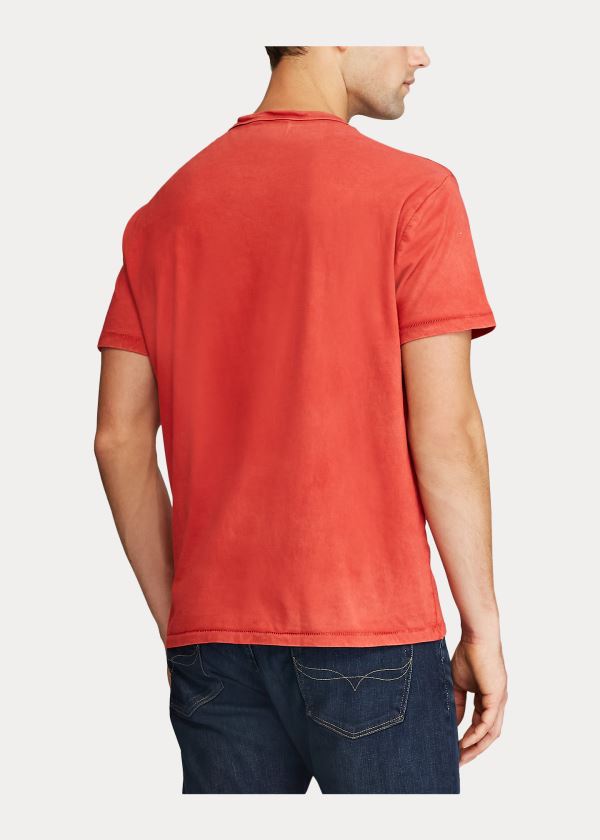 Ralph Lauren Classic Fit Graphic T-Shirt Oranžové | 4jcLFUnK