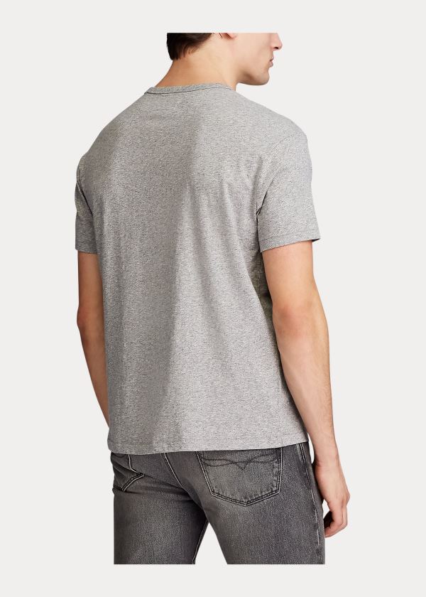 Ralph Lauren Classic Fit Graphic T-Shirt Šedé | pZ6cdSGb