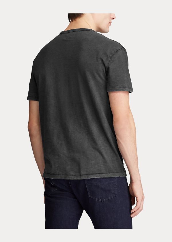 Ralph Lauren Classic Fit Graphic T-Shirt Černé | uWpBmOS8