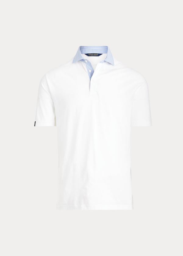 Ralph Lauren Classic Fit Jersey Polo Shirt Bílé | wWvJEW4E