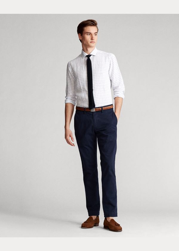 Ralph Lauren Classic Fit Linen Shirt Bílé Blankyt | E3rI1kuE