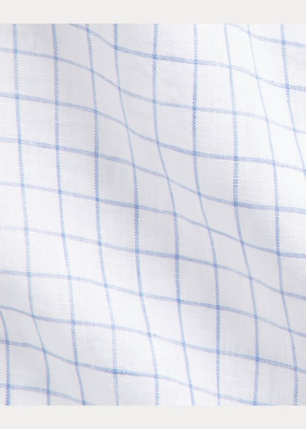 Ralph Lauren Classic Fit Linen Shirt Bílé Blankyt | E3rI1kuE