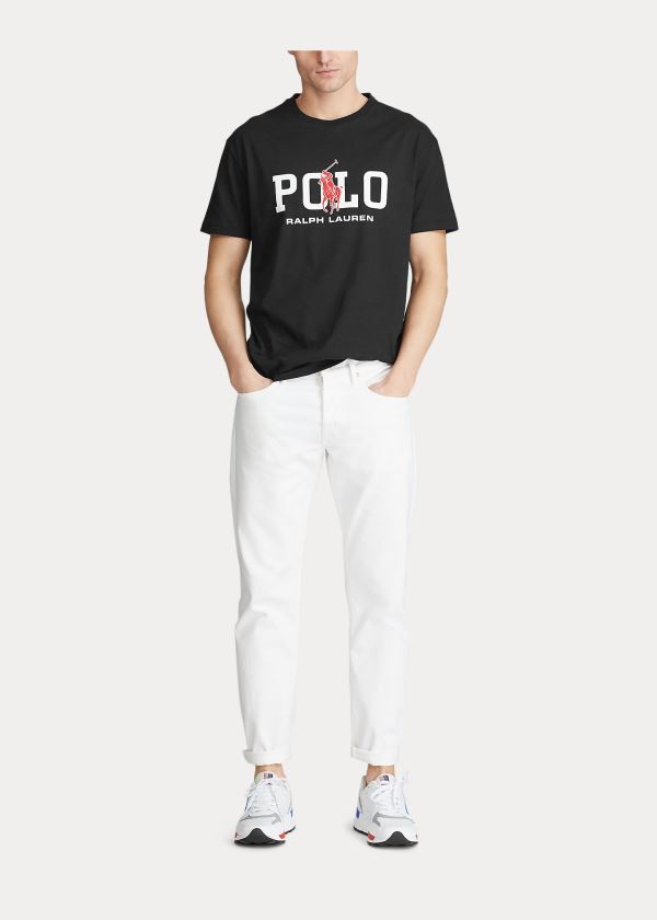 Ralph Lauren Classic Fit Logo T-Shirt Černé | jVM1P5gF