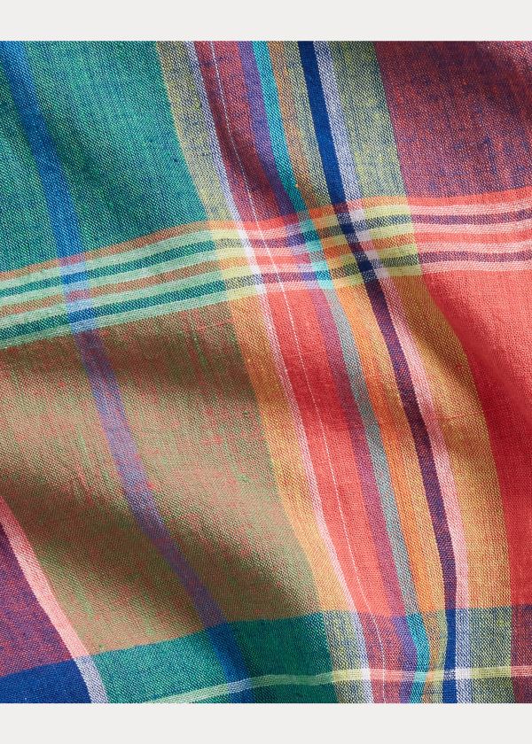 Ralph Lauren Classic Fit Madras Shirt Blankyt Červené Viacfarebný | 7r4XeHnm