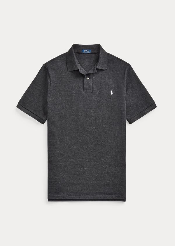 Ralph Lauren Classic Fit Mesh Polo Shirt Tmavě Šedé | KphJfzmq