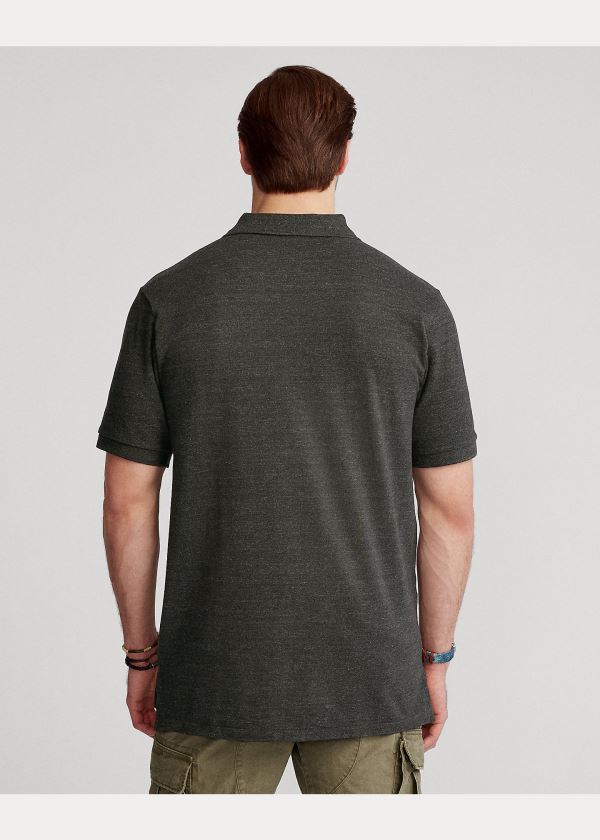 Ralph Lauren Classic Fit Mesh Polo Shirt Tmavě Šedé | KphJfzmq