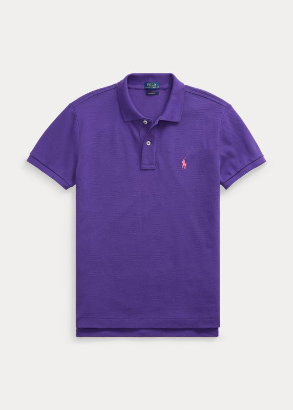 Ralph Lauren Classic Fit Mesh Polo Shirt Fialové | aFgkD1r9