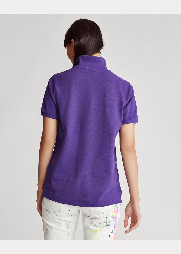 Ralph Lauren Classic Fit Mesh Polo Shirt Fialové | aFgkD1r9