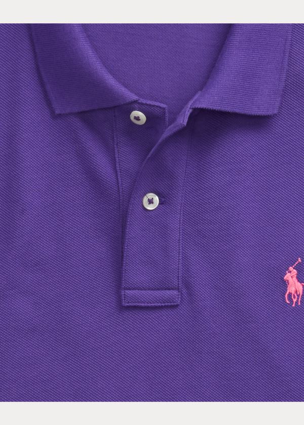 Ralph Lauren Classic Fit Mesh Polo Shirt Fialové | aFgkD1r9