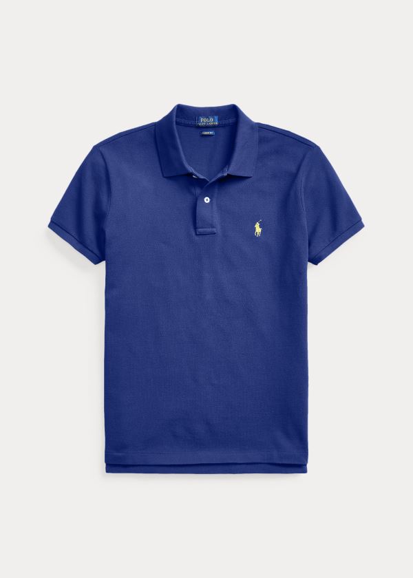 Ralph Lauren Classic Fit Mesh Polo Shirt Královská Modrá Blankyt | cnxJvbhg