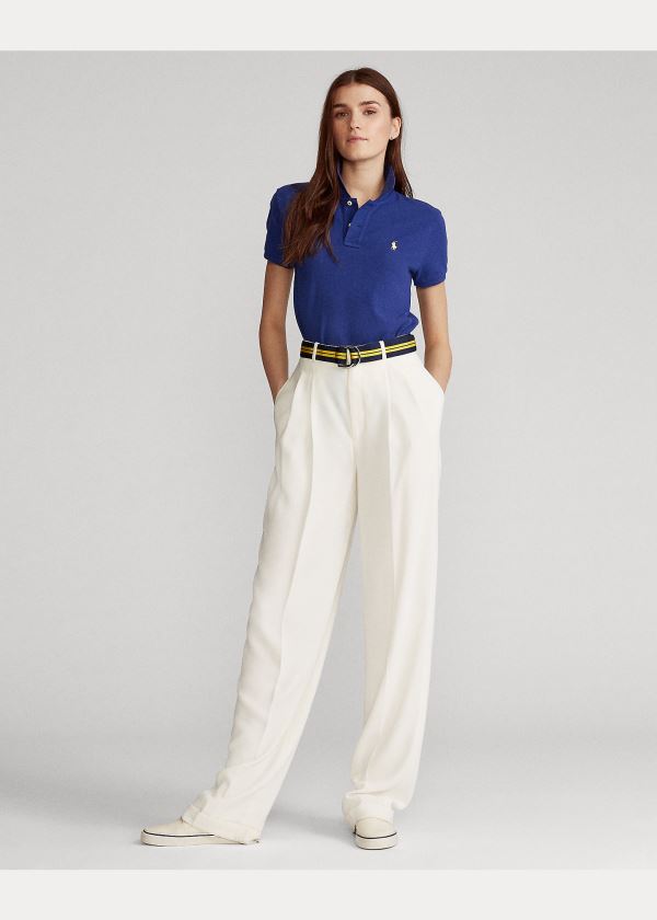 Ralph Lauren Classic Fit Mesh Polo Shirt Královská Modrá Blankyt | cnxJvbhg