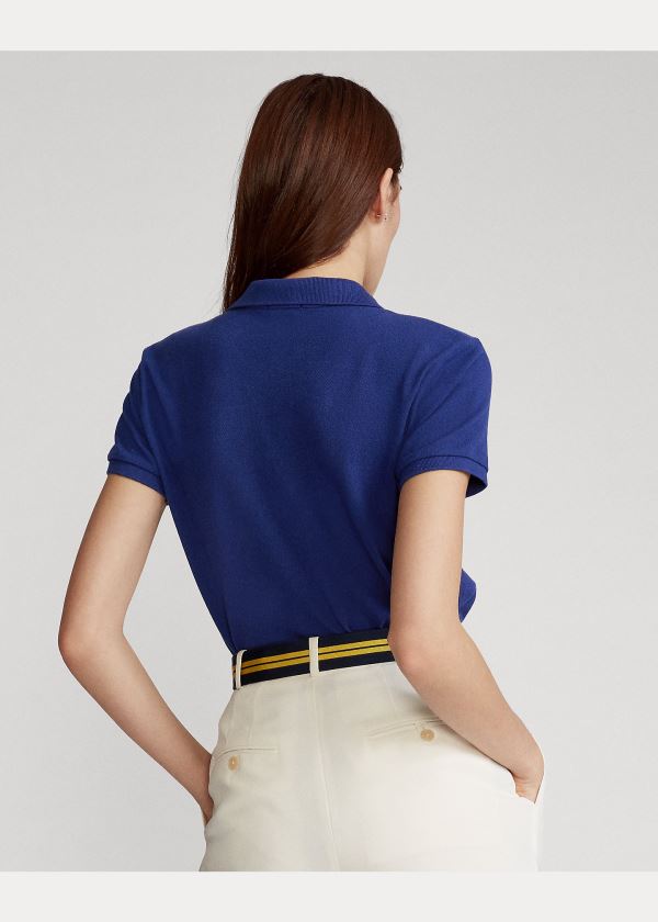 Ralph Lauren Classic Fit Mesh Polo Shirt Královská Modrá Blankyt | cnxJvbhg