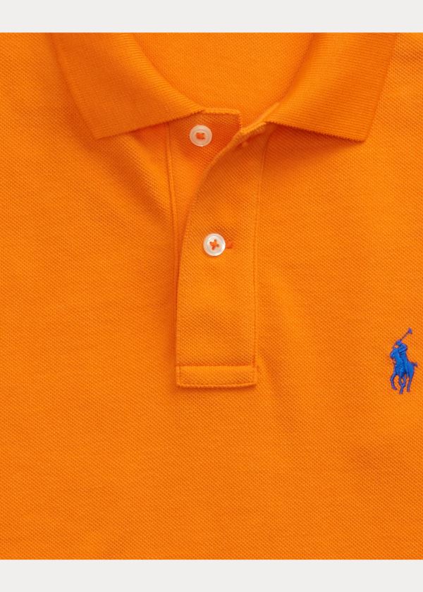Ralph Lauren Classic Fit Mesh Polo Shirt Oranžové | dX5cWwMe