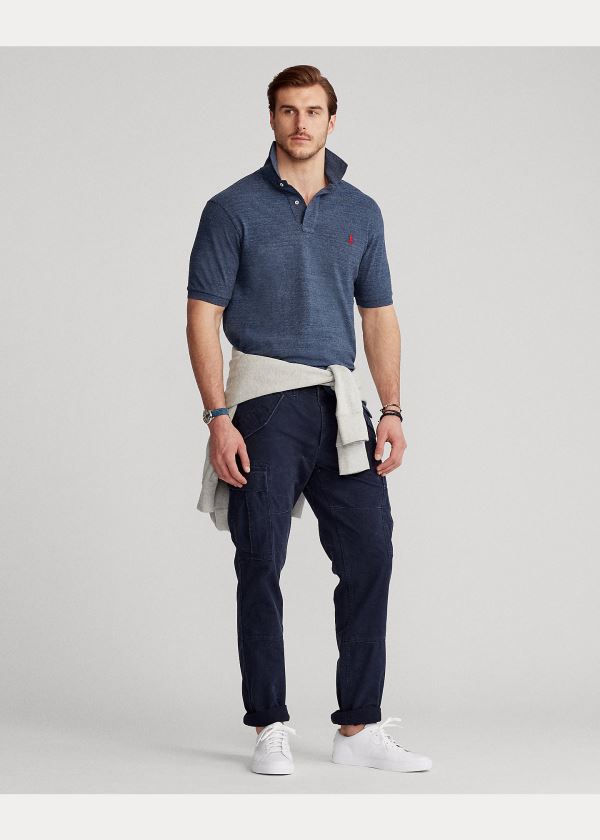Ralph Lauren Classic Fit Mesh Polo Shirt Královská Modrá Blankyt | jTaqunRg