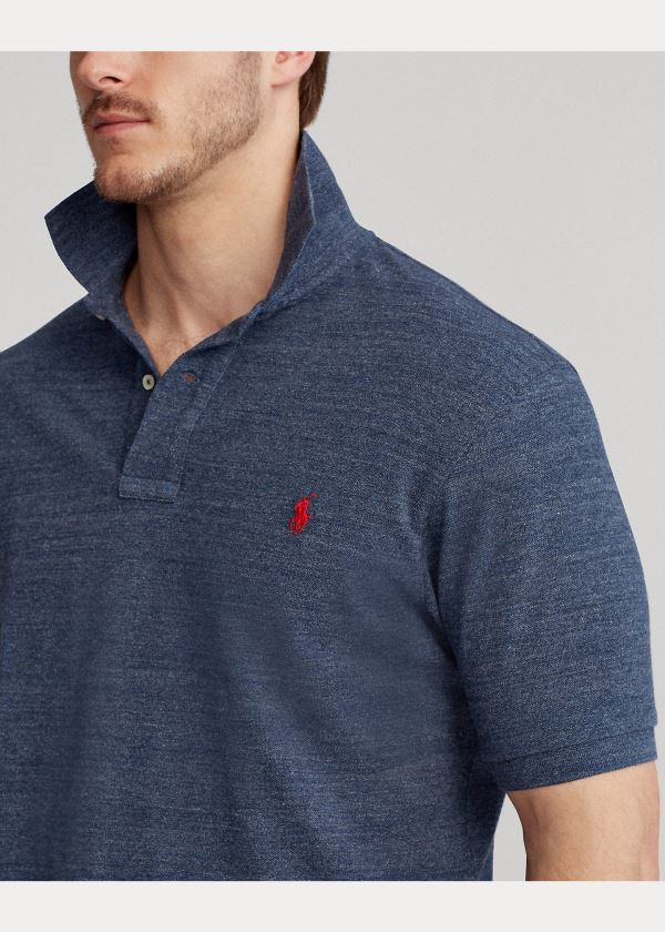Ralph Lauren Classic Fit Mesh Polo Shirt Královská Modrá Blankyt | jTaqunRg