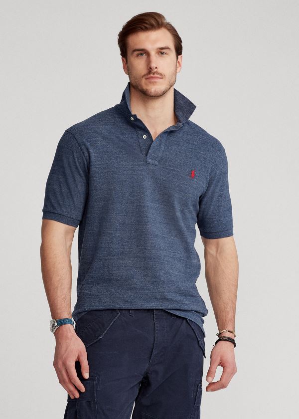 Ralph Lauren Classic Fit Mesh Polo Shirt Královská Modrá Blankyt | jTaqunRg
